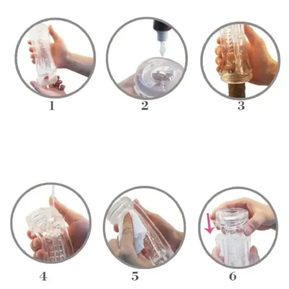 Hands Free 3D Realistic Textured Sleeve Male Masturbator For Men