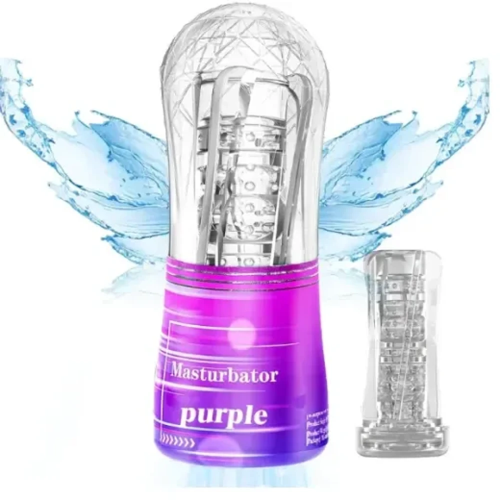 Hands Free 3D Realistic Textured Sleeve Male Masturbator For Men