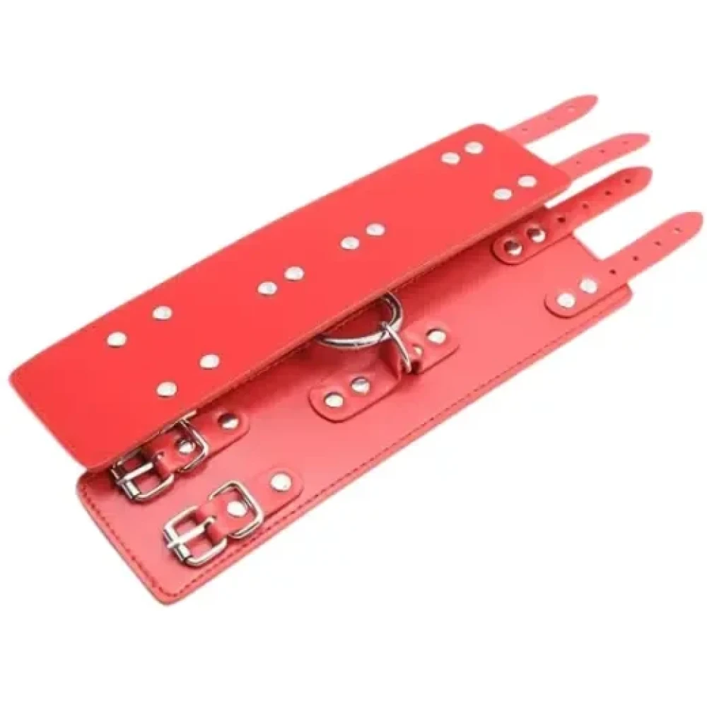 Red Double Buckle Handcuffs