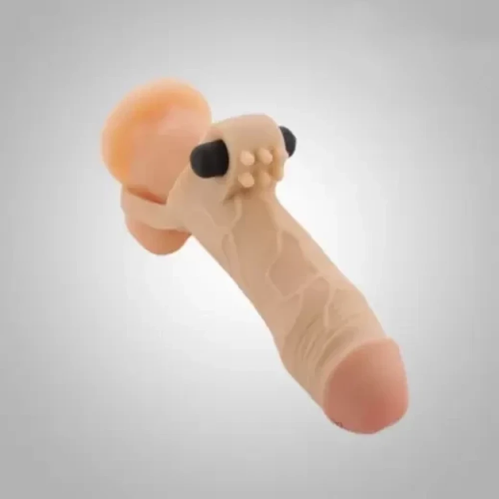 Fanta Flesh Vibrating Penis Extension