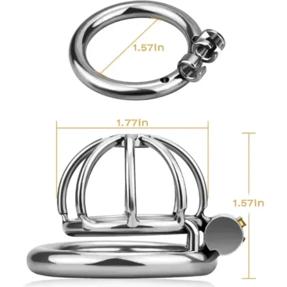 Tomi Stainless Steel Male Chastity Cock Cage