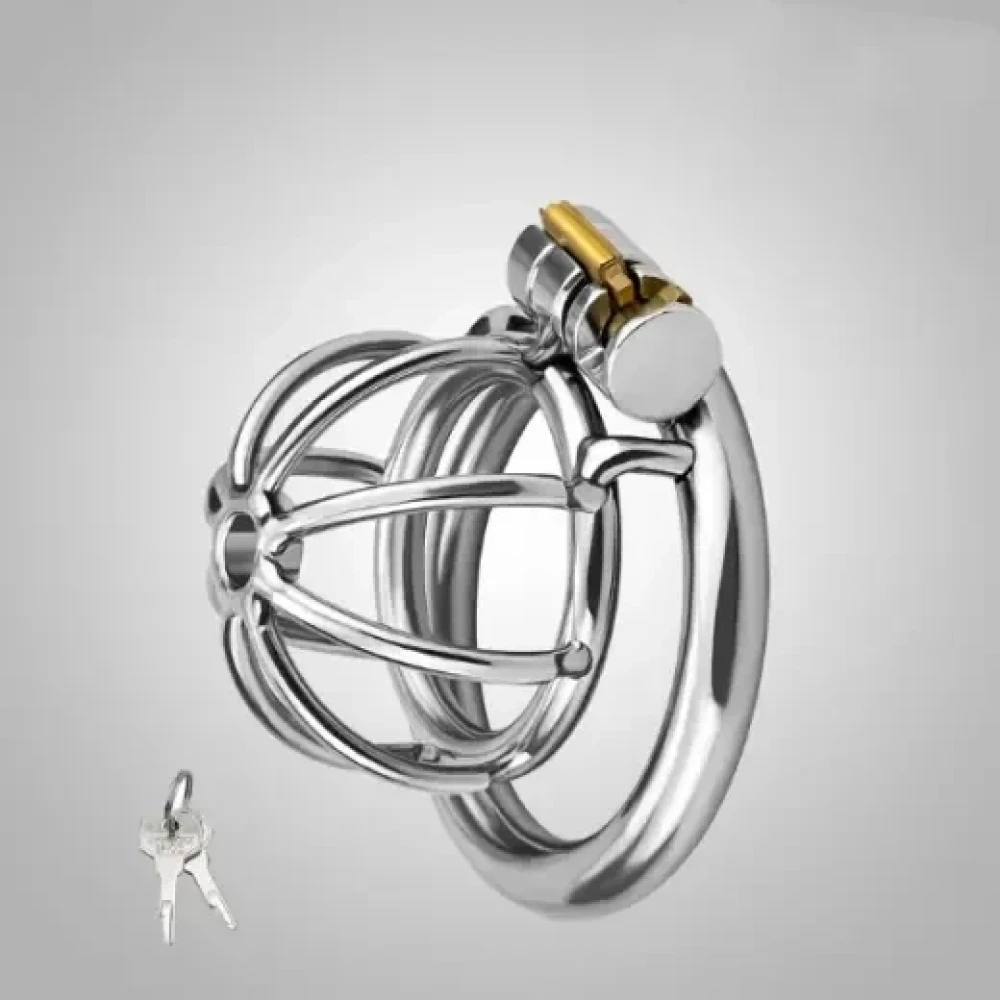 Tomi Stainless Steel Male Chastity Cock Cage