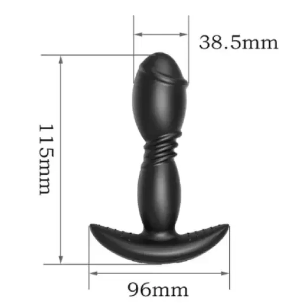 APP Remote Control Rotating Men And Women Prostate Stimulator Anal Vibrator