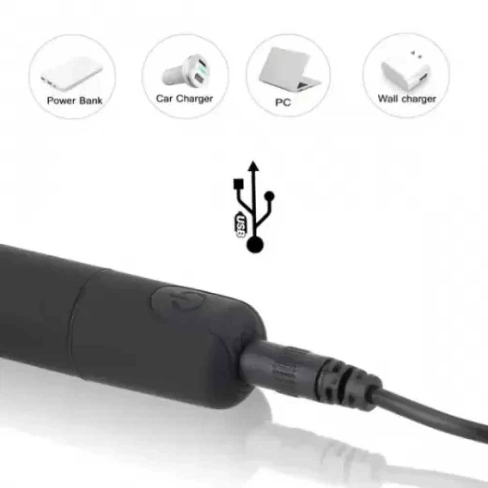 USB Recharge Multi Vibrator Bullet