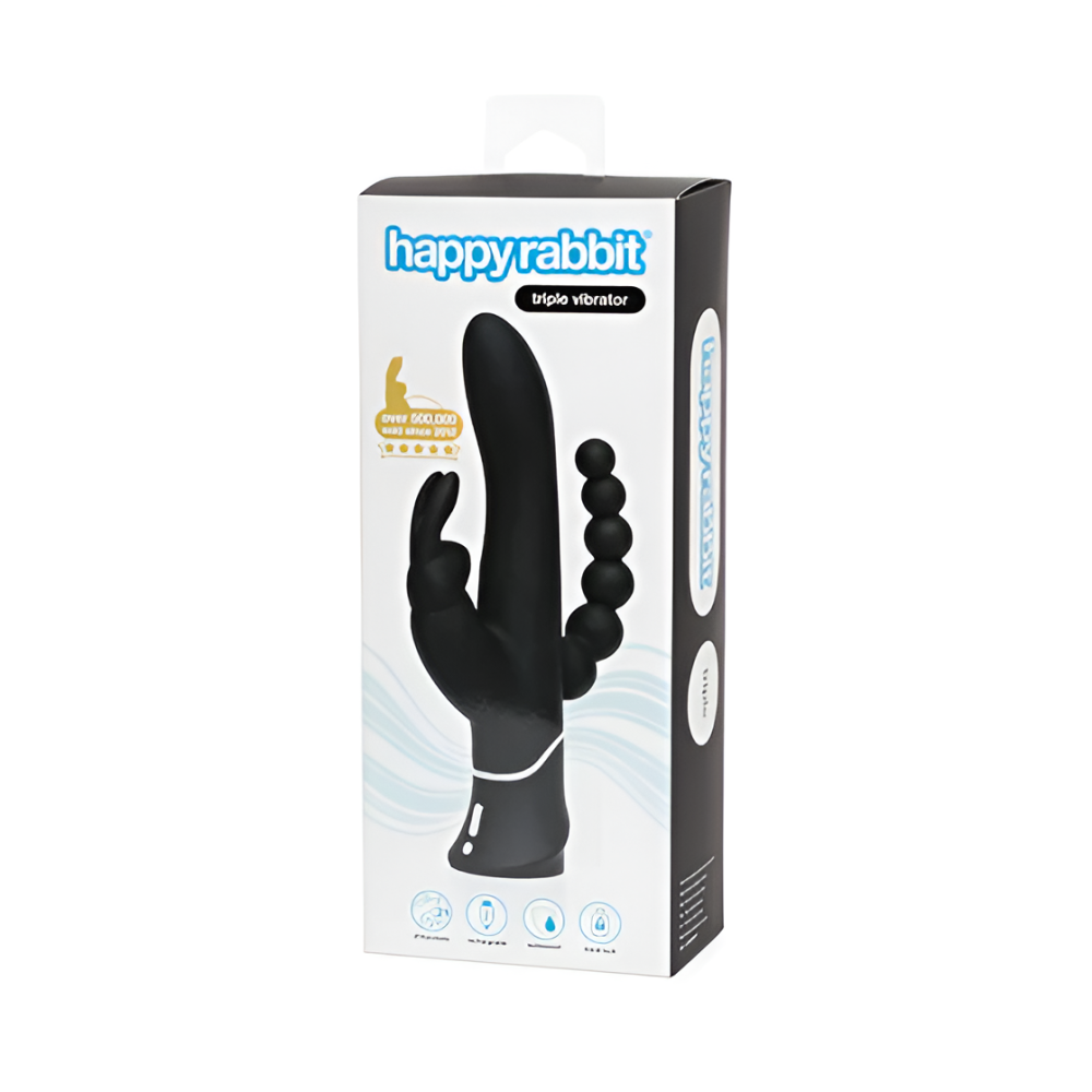 Triple Curve Rechargeable Rabbit Vibrator