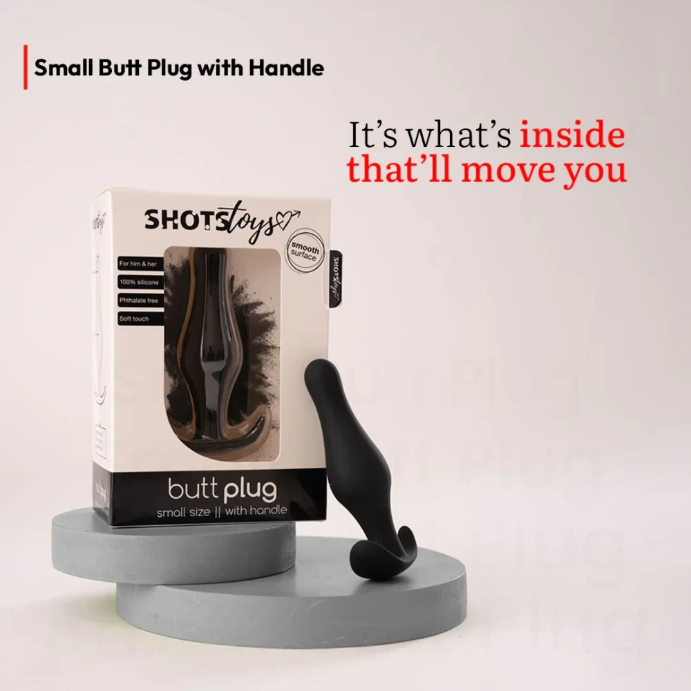 Small Butt Plug with Handle