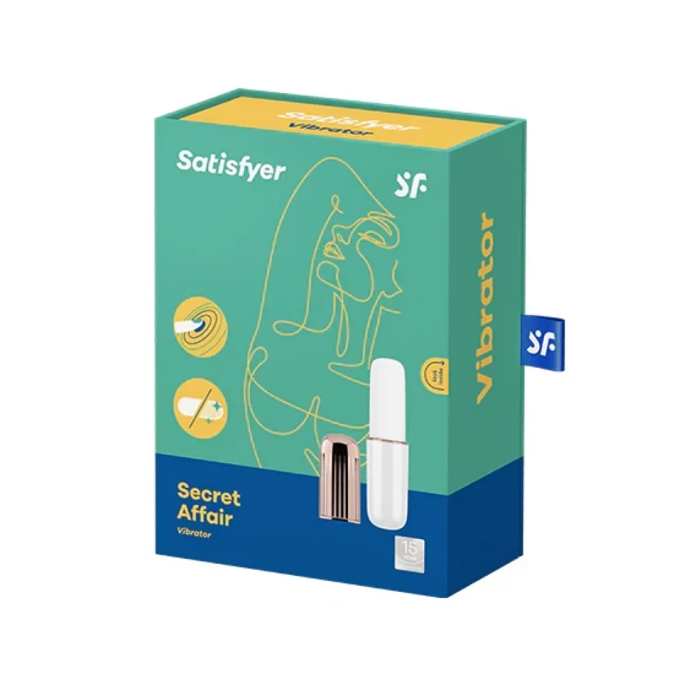 Secret Affair Vibrator – Gold & White