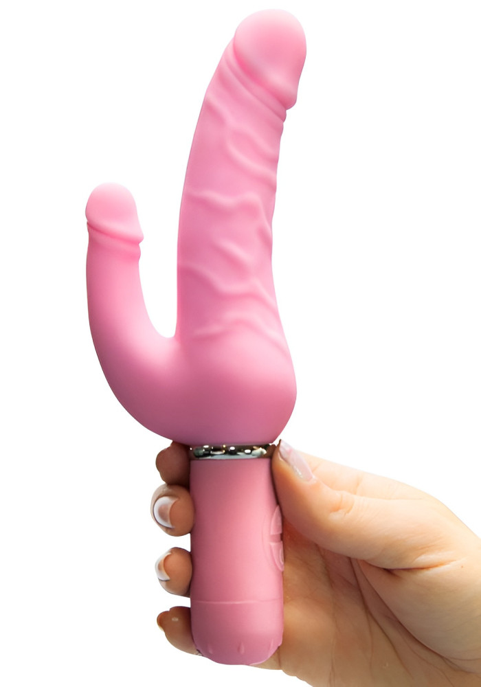 Double Penetration Penis Shaped Dildo Vibrator